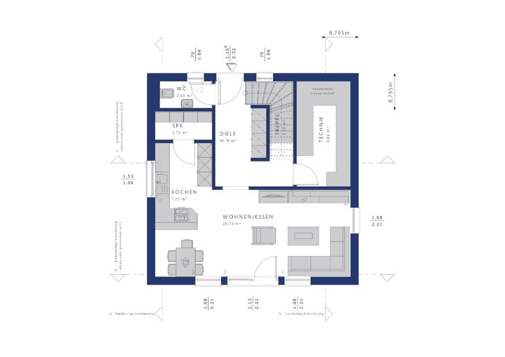 Einfamilienhaus zum Kauf 487.029 € 4 Zimmer 125 m²<br/>Wohnfläche 721 m²<br/>Grundstück Waldenhausen Wertheim-Reicholzheim 97877