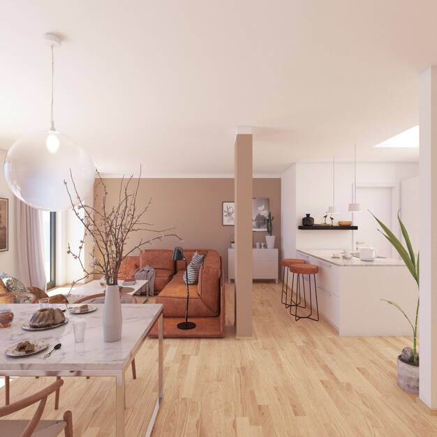 Wohnung zur Miete - Neubau 1.739 € 4 Zimmer 115,9 m² Dachgeschoss, 5. Geschoss frei ab 01.12.2025 Jacobstraße 14 Südliche Innenstadt Halle (Saale) 06110