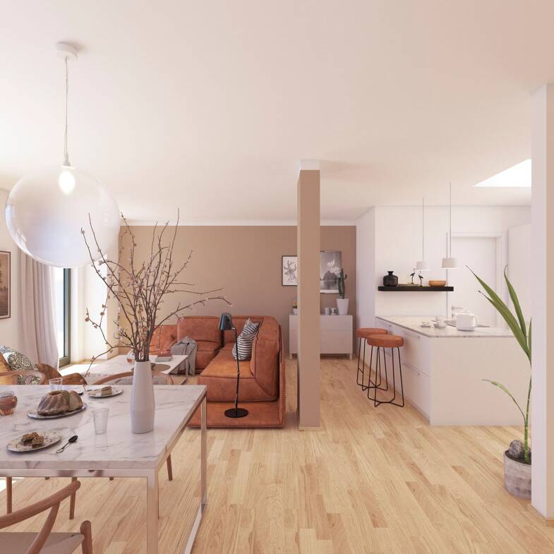 Wohnung zur Miete - Neubau 1.739 € 4 Zimmer 115,9 m² Dachgeschoss, 5. Geschoss frei ab 01.12.2025 Jacobstraße 14 Südliche Innenstadt Halle (Saale) 06110