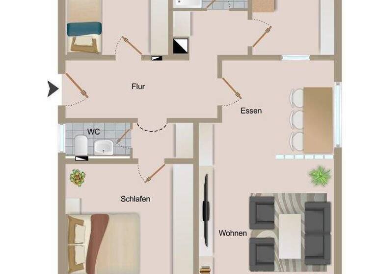 Wohnung zum Kauf 180.000 € 3 Zimmer 86,7 m² Peterzell St. Georgen / Peterzell 78112