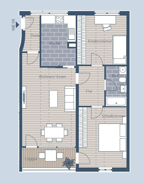 Wohnung zum Kauf provisionsfrei 245.600 € 3 Zimmer 74,6 m²<br/>Wohnfläche 1.<br/>Geschoss Lindenau Leipzig 04177