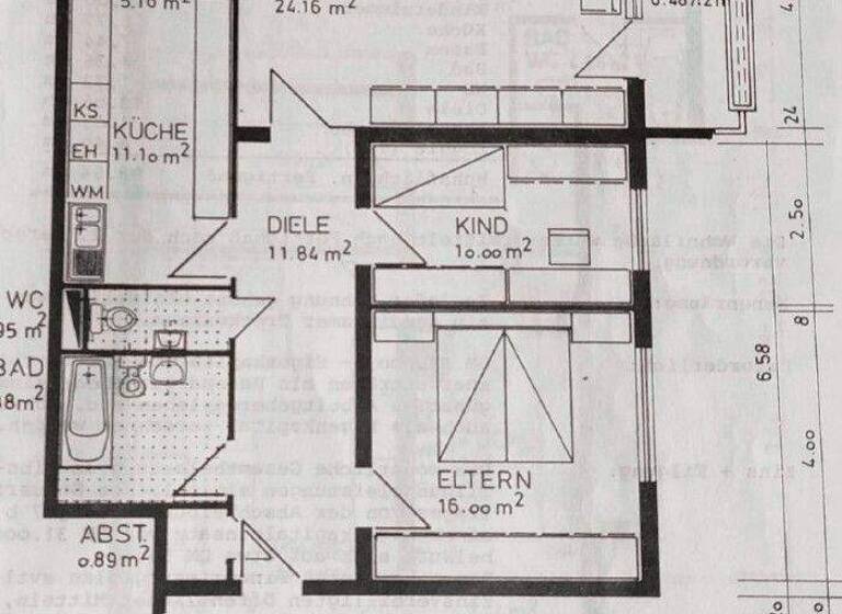 Wohnung zum Kauf 239.000 € 3 Zimmer 89 m² Ladenburg 68526