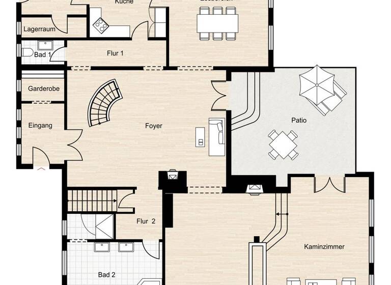 Einfamilienhaus zum Kauf 850.000 € 7 Zimmer 331 m² 848 m² Grundstück Eibelstadt 97246