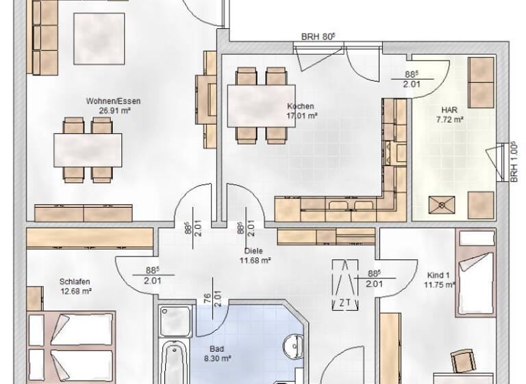 Haus zum Kauf provisionsfrei 380.112 € 4 Zimmer 96 m² 539 m² Grundstück Andershof Stralsund 18439