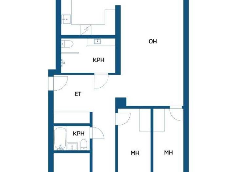 Studio zum Kauf 728.000 € 4 Zimmer 92 m² 1. Geschoss Punavuorenkatu 21 Helsinki 00150