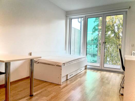 Wohnung zur Miete 430 € 1 Zimmer 24 m² Geschoss 3/8 frei ab sofort Heideloffstraße 26 Glockenhof Nürnberg 90478