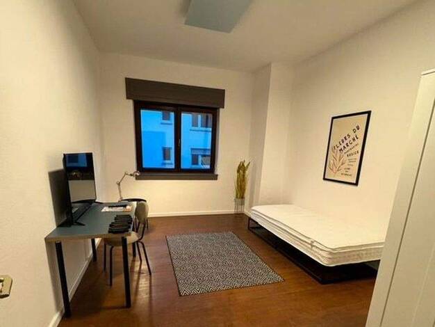 WG-Zimmer zur Miete Wohnen auf Zeit 390 € 18 m² 1. Geschoss Südstadt Karlsruhe 76137