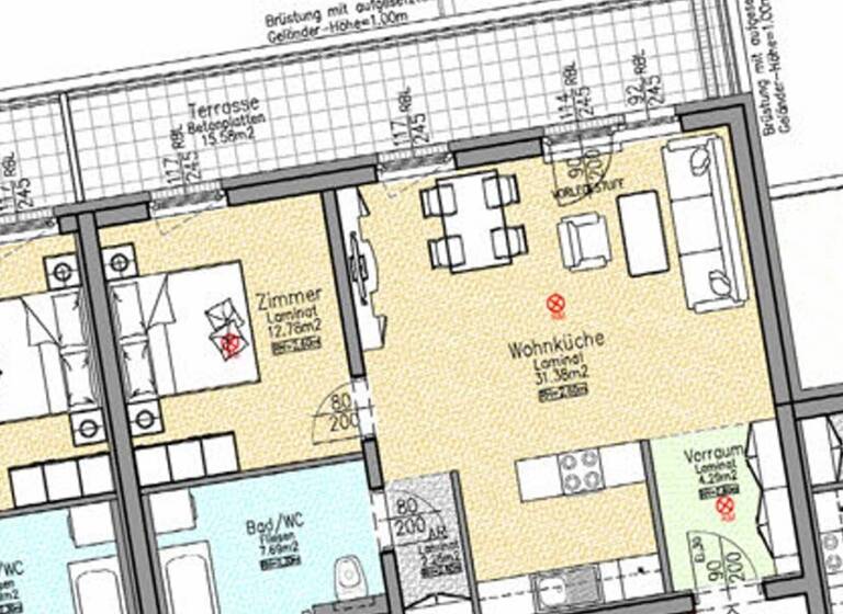 Wohnung zur Miete 790 € 2 Zimmer 3. Geschoss frei ab 15.04.2026 Wienerwaldstraße Altlengbach 3033