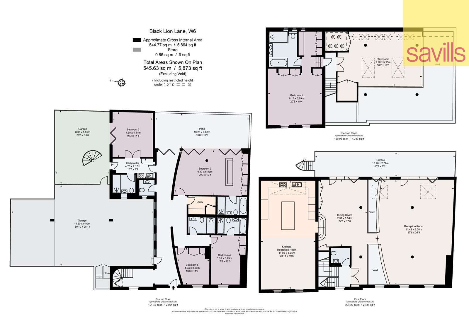 Haus zum Kauf provisionsfrei 5.882.500 € 6 Zimmer 545,6 m²<br/>Wohnfläche BLACK LION LANE 72 London W6 9BE