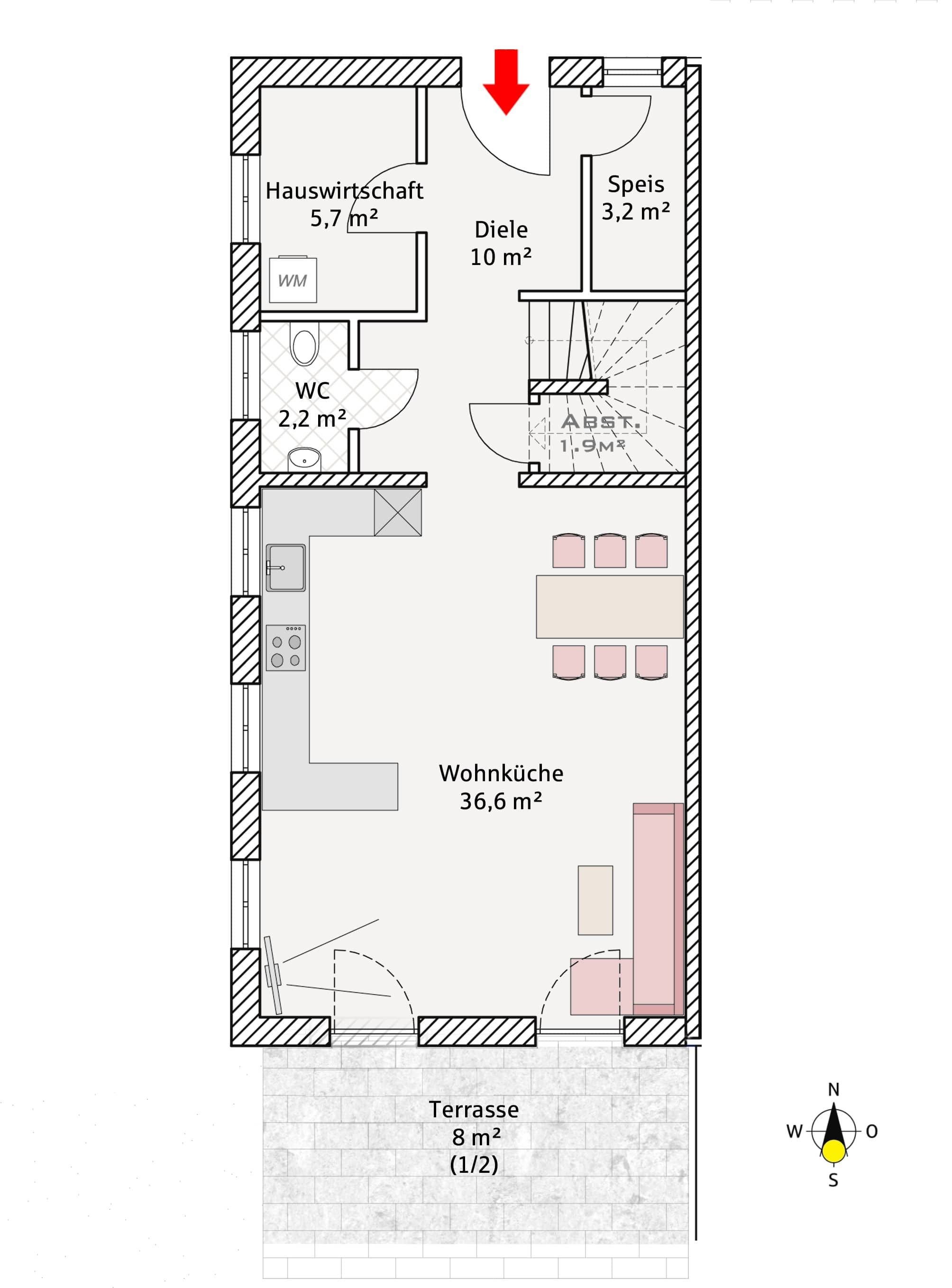 Maisonette zum Kauf provisionsfrei 935.000 € 5 Zimmer 171 m²<br/>Wohnfläche Riedering 83083