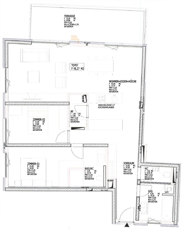 Wohnung zum Kauf 3 Zimmer 98,3 m²<br/>Wohnfläche Hötting Innsbruck 6020