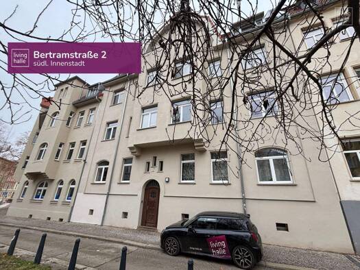 Studio zur Miete 500 € 1 Zimmer 56 m² EG frei ab 01.04.2026 Bertramstraße 2 Innenstadt Halle 06110