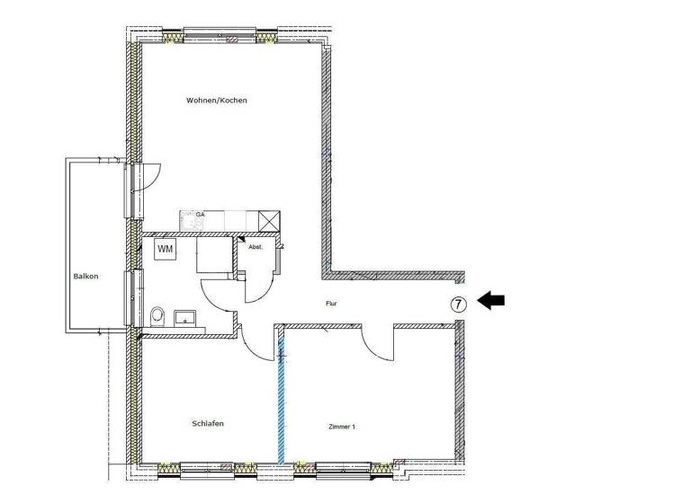 Wohnung zur Miete - Erstbezug 1.250 € 3 Zimmer 74,8 m² 2. Geschoss Kirchwerder Hausdeich 399 Kirchwerder Hamburg 21037
