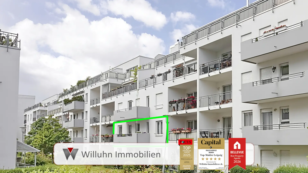 Wohnung zum Kauf 209.000 € 2 Zimmer 57,9 m² 1. Geschoss Zentrum-Süd Leipzig 04107