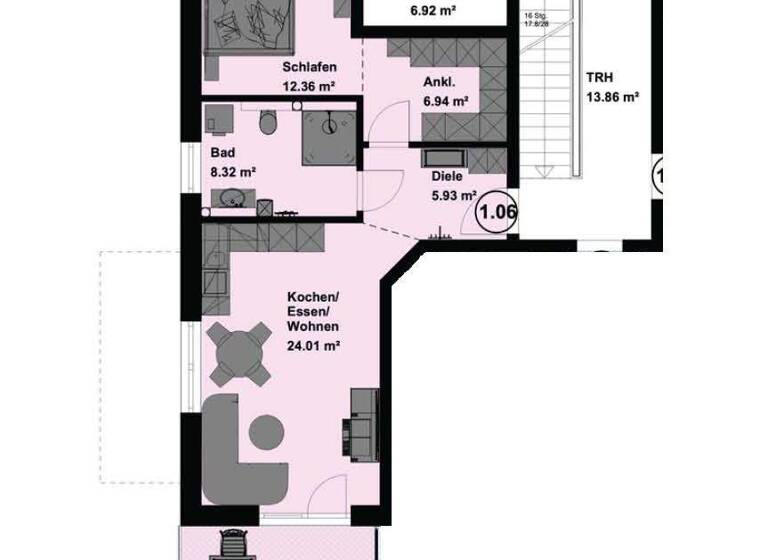 Wohnung zum Kauf - Erstbezug provisionsfrei 299.800 € 2 Zimmer 63,8 m² 2. Geschoss frei ab 01.09.2027 Heining Passau 94036