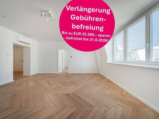 Wohnung zum Kauf - Erstbezug 590.000 € 2 Zimmer 61,2 m² 4. Geschoss Seisgasse Wieden 1040