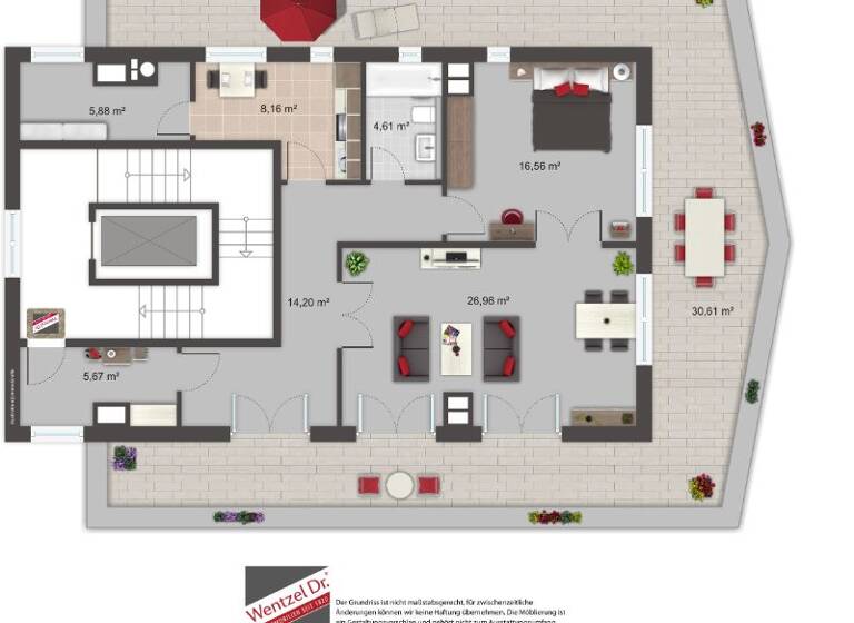 Wohnung zur Miete 1.240 € 2 Zimmer 112,7 m²<br/>Wohnfläche 5.<br/>Geschoss ab sofort<br/>Verfügbarkeit Edith-Stein-Platz 7 Allermöhe Hamburg-Bergedorf 21035