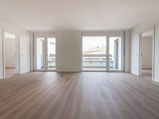 Wohnung zur Miete - Erstbezug 1.499 € 3 Zimmer 87,3 m² 1. Geschoss frei ab 01.10.2025 Von-Hünefeld-Straße 20+22 Stadtmitte Neu-Ulm 89231