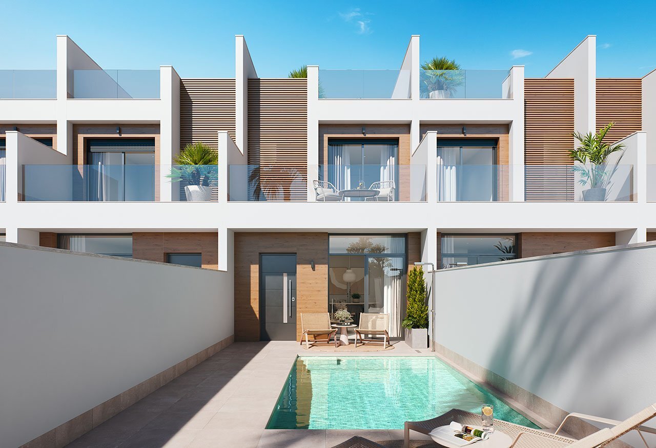 Reihenmittelhaus zum Kauf provisionsfrei 317.000 € 4 Zimmer 157 m²<br/>Wohnfläche 92 m²<br/>Grundstück San Pedro del Pinatar 30740