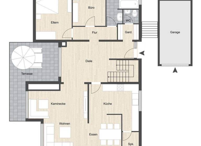 Einfamilienhaus zum Kauf 585.000 € 9 Zimmer 268 m² 1.045 m² Grundstück Bernbach Freigericht 63579