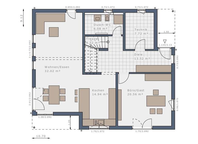 Einfamilienhaus zum Kauf provisionsfrei 615.000 € 5 Zimmer 165 m² 650 m² Grundstück Engelstadt 55270