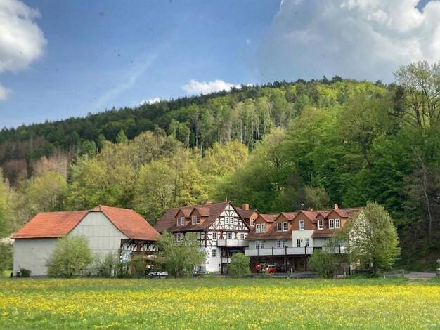 Einfamilienhaus zum Kauf provisionsfrei 1.250.000 € 29 Zimmer 590 m² 190.000 m² Grundstück Liedemühle 1 Obergeis Neuenstein 36286