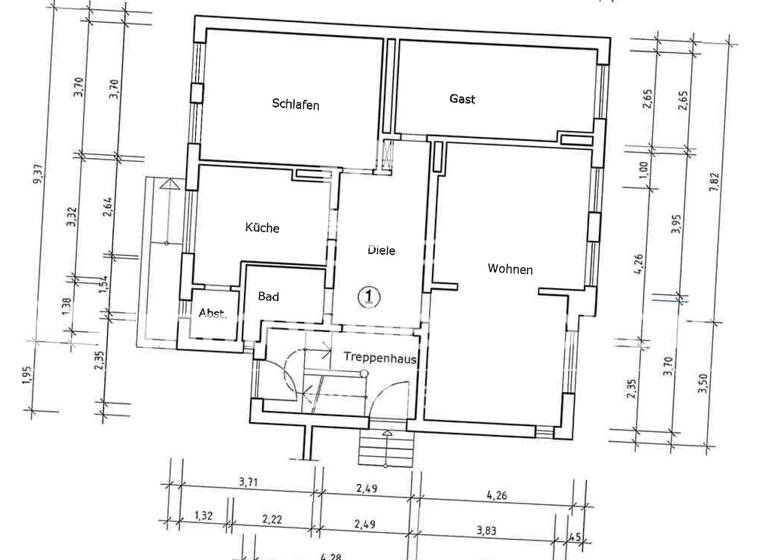 Mehrfamilienhaus zum Kauf als Kapitalanlage geeignet 439.900 € 11 Zimmer 252 m²<br/>Wohnfläche 671 m²<br/>Grundstück Barenburg Emden 26721