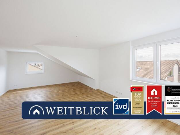 Wohnung zur Miete 1.140 € 3,5 Zimmer 84,2 m² Dachgeschoss, 2. Geschoss Hemmingen 71282