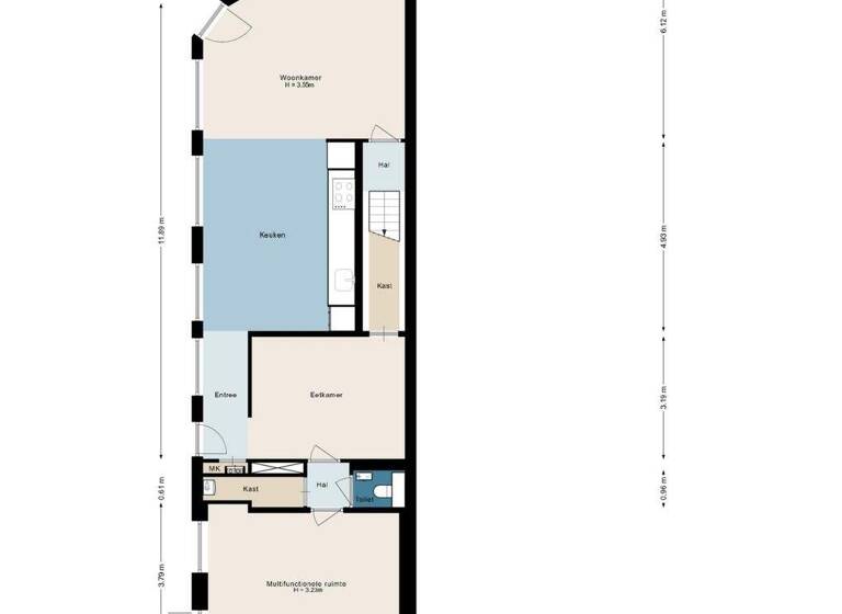 Herrenhaus zum Kauf 1.250.000 € 13 Zimmer 237 m² 113 m² Grundstück oosteinde 191 delft 2611 VD