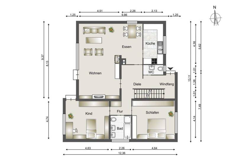 Einfamilienhaus zum Kauf 649.000 € 3,5 Zimmer 102,4 m² 901 m² Grundstück Steinbach Backnang 71522