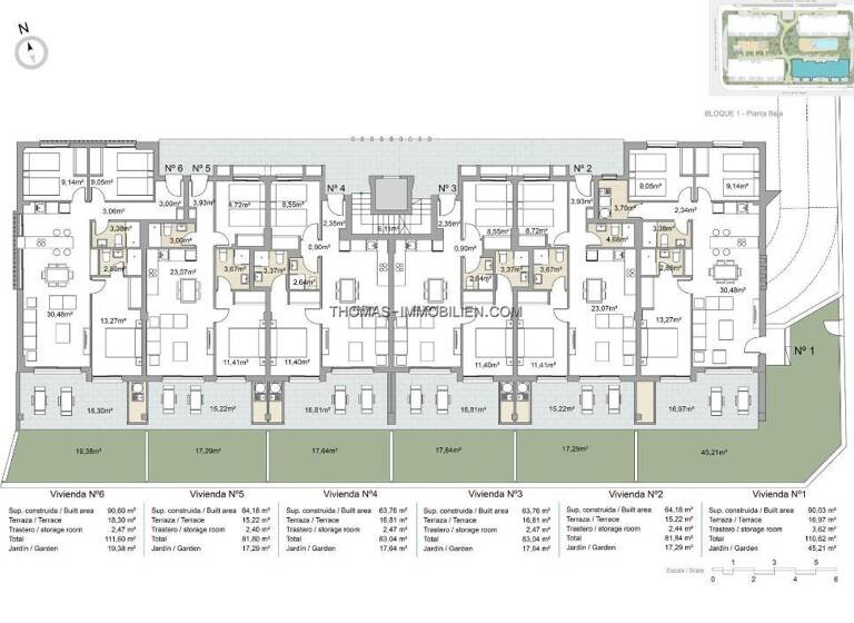 Wohnung zum Kauf 319.000 € 4 Zimmer 90 m² Pilar de La Horadada 03190