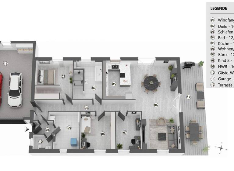 Einfamilienhaus zum Kauf 749.000 € 4 Zimmer 150 m² 957 m² Grundstück Pogeez 23911