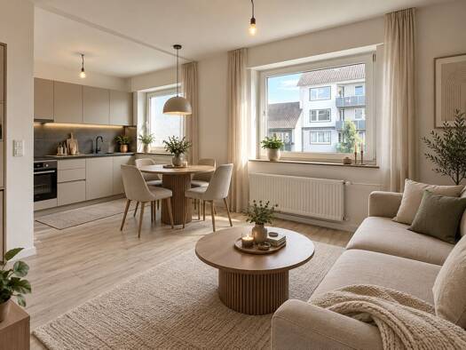 Wohnung zur Miete 499 € 2 Zimmer 46,2 m² 1. Geschoss Innenstadt Minden 32425