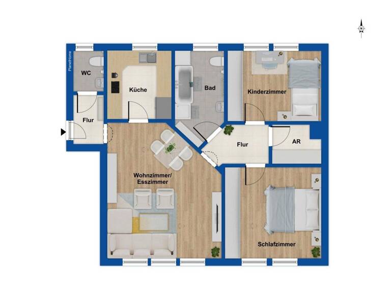 Wohnung zum Kauf 229.000 € 3 Zimmer 85 m² 1. Geschoss Landstuhl 66849