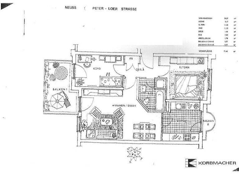 Wohnung zum Kauf 299.000 € 3 Zimmer 77,4 m² 1. Geschoss Furth-Mitte Neuss 41462