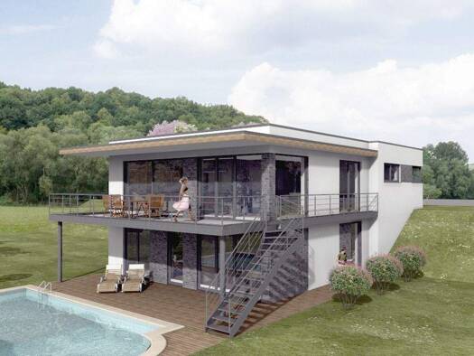 Einfamilienhaus zum Kauf provisionsfrei 680.400 € 5 Zimmer 180 m² 600 m² Grundstück Pellingen 54331