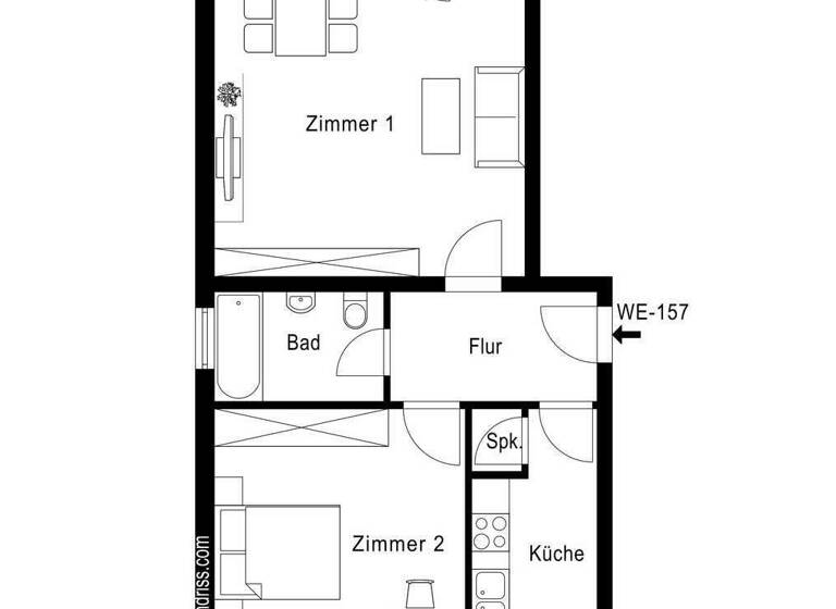 Wohnung zum Kauf 299.800 € 2 Zimmer 59,8 m² 2. Geschoss Dachau 85221