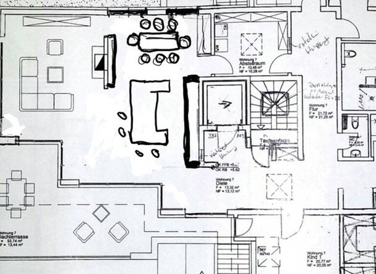 Penthouse zum Kauf provisionsfrei 890.000 € 5,5 Zimmer 226 m² 2. Geschoss Lambertusstr. 36 Müllekoven Troisdorf 53844