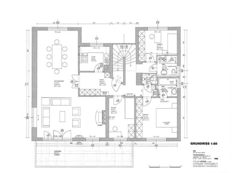 Wohnung zum Kauf 999.900 € 4 Zimmer 115,5 m² 3. Geschoss Peter-Jordan-Straße Wien 1190