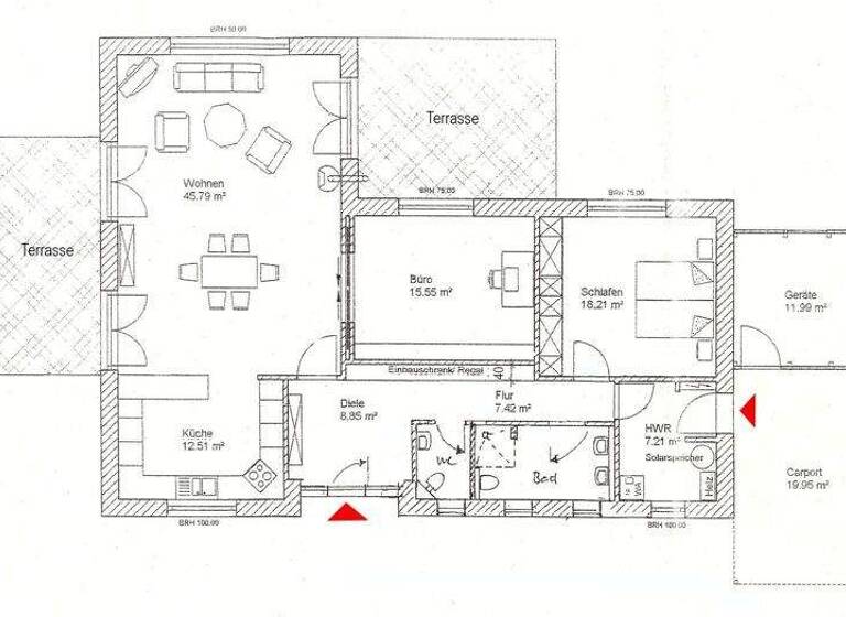 Einfamilienhaus zum Kauf 365.000 € 3 Zimmer 124 m² 650 m² Grundstück Zetel 26340