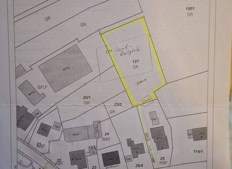 Grundstück zum Kauf 129.900 € 2.661 m² Grundstück Weiherstraße 4 Unterbaldingen Bad Dürrheim 78073