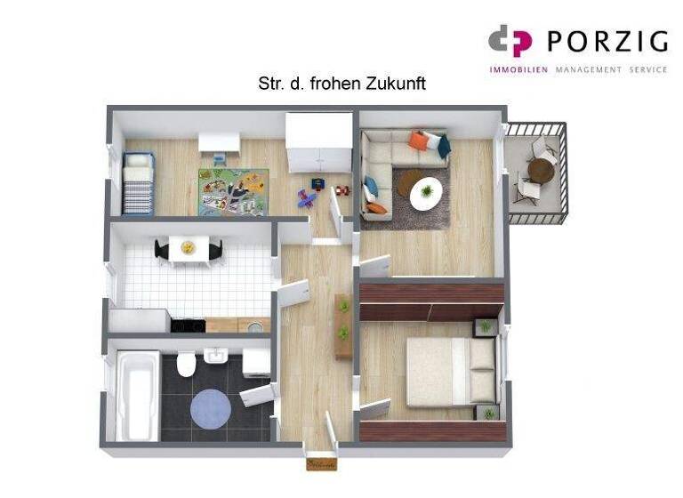 Wohnung zur Miete 340 € 3 Zimmer 61,5 m² Weida 07570
