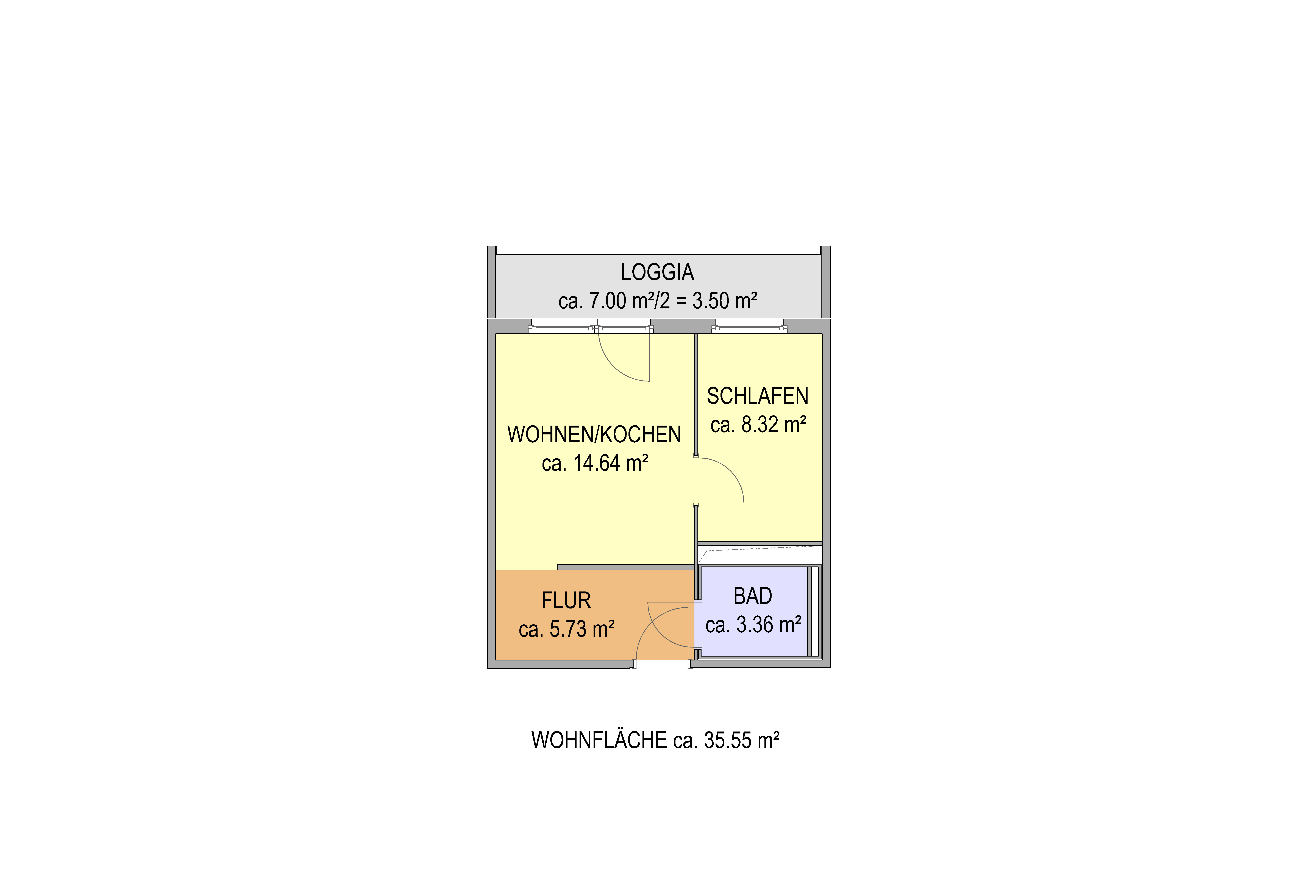 Wohnung zur Miete 270 € 2 Zimmer 35,6 m²<br/>Wohnfläche 3.<br/>Geschoss ab sofort<br/>Verfügbarkeit Burgstraße 62 Bitterfeld Bitterfeld-Wolfen 06749