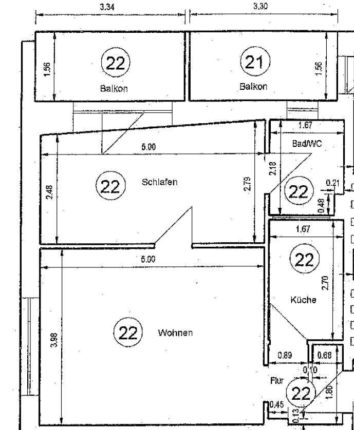 Wohnung zum Kauf provisionsfrei 121.500 € 2 Zimmer 49,4 m²<br/>Wohnfläche 2.<br/>Geschoss Krämpfervorstadt Erfurt 99085