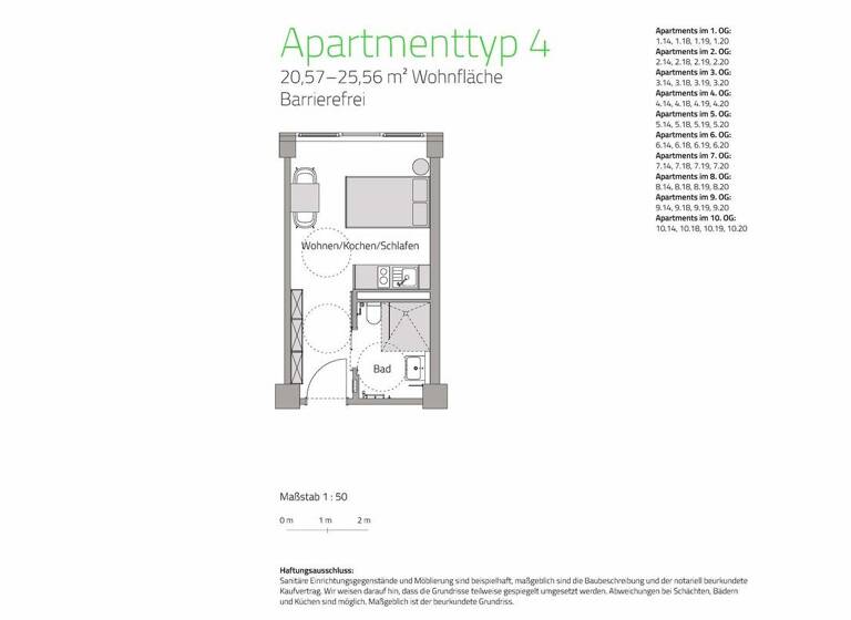 Studio zum Kauf - Erstbezug provisionsfrei 207.900 € 1 Zimmer 25,5 m² 2. Geschoss Lyoner Str. 11a Schwanheim Frankfurt 60528