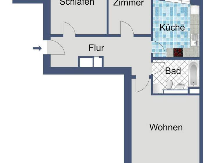 Wohnung zur Miete 984 € 3 Zimmer 82,4 m² 1. Geschoss frei ab 15.04.2026 Graf-von-Stauffenberg-Allee 69 Kalbach-Riedberg Frankfurt am Main 60438