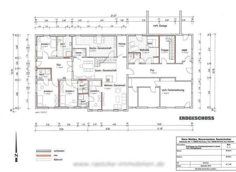 Haus zum Kauf 650.000 € 12 Zimmer 460 m² 3.600 m² Grundstück Jethausen Varel 26316