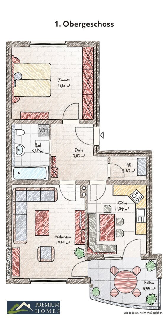 Wohnung zum Kauf 310.000 € 2 Zimmer 64,7 m²<br/>Wohnfläche Sparchner Straße 11 b Kufstein 6330