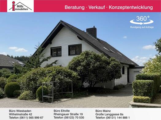 Einfamilienhaus zum Kauf 598.000 € 6 Zimmer 216 m² Hausen vor der Höhe Schlangenbad 65388
