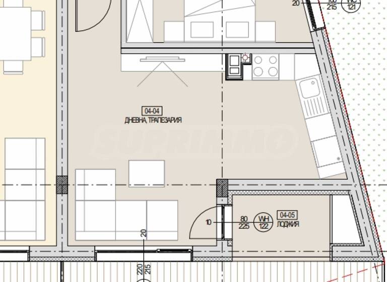 Studio zum Kauf 195.775 € 2 Zimmer 74,3 m² Sofia